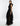 SIDE VIEW BLACK TULLE ONE SHOULDER TIERED GOWN