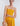 FRONT DETAIL VIEW YOLK WOMEN'S LINEN PEPLUM TOP