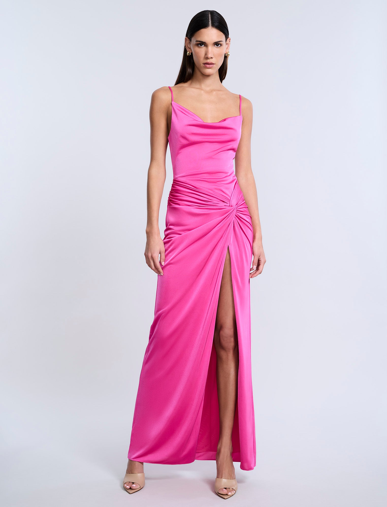 bcbg neon dress BCBGMaxAzria Chartreuse Gown