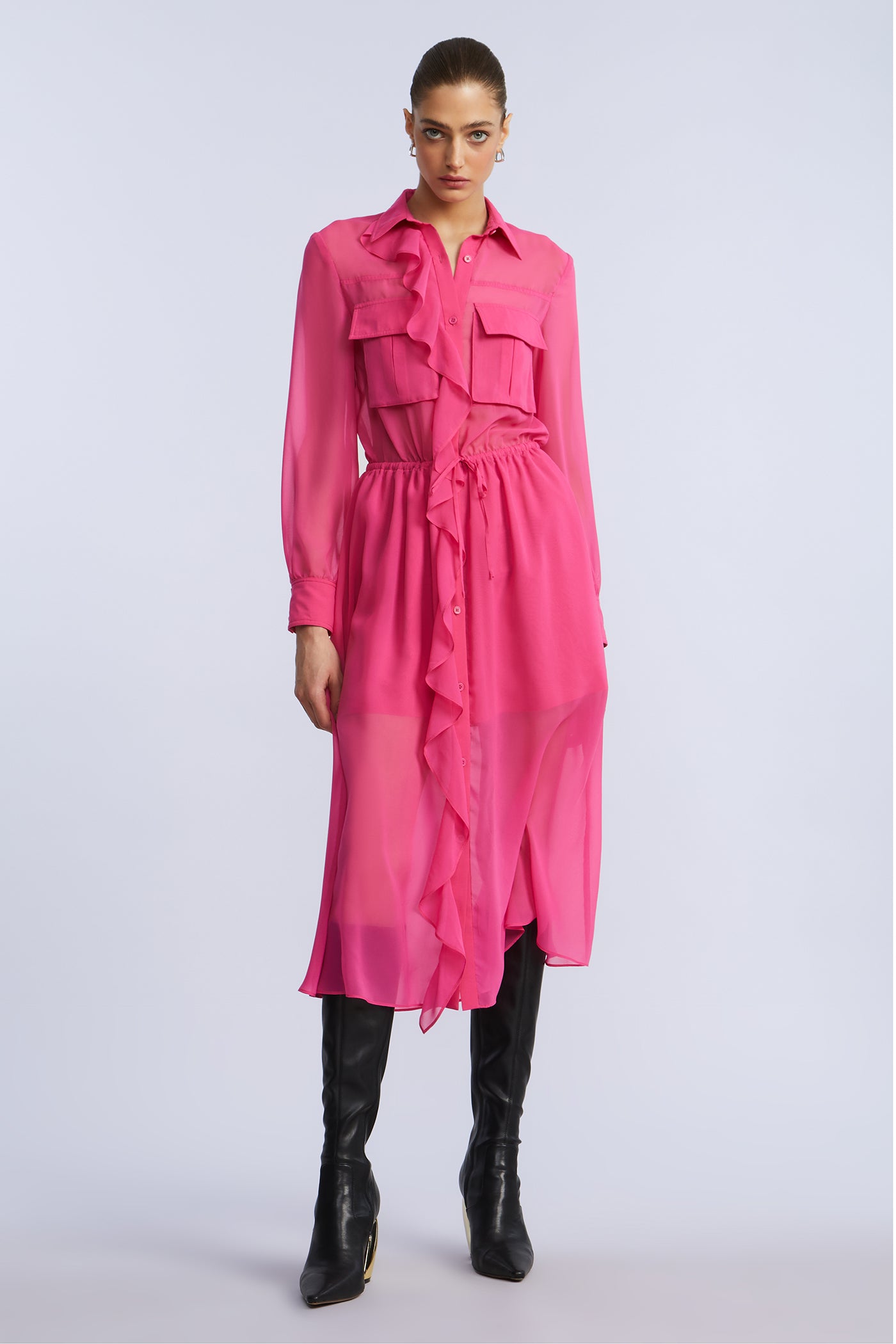 bcbg purple ruffle dress BCBG | Dresses | Bcbgmaxazria Flounce Purple Dress