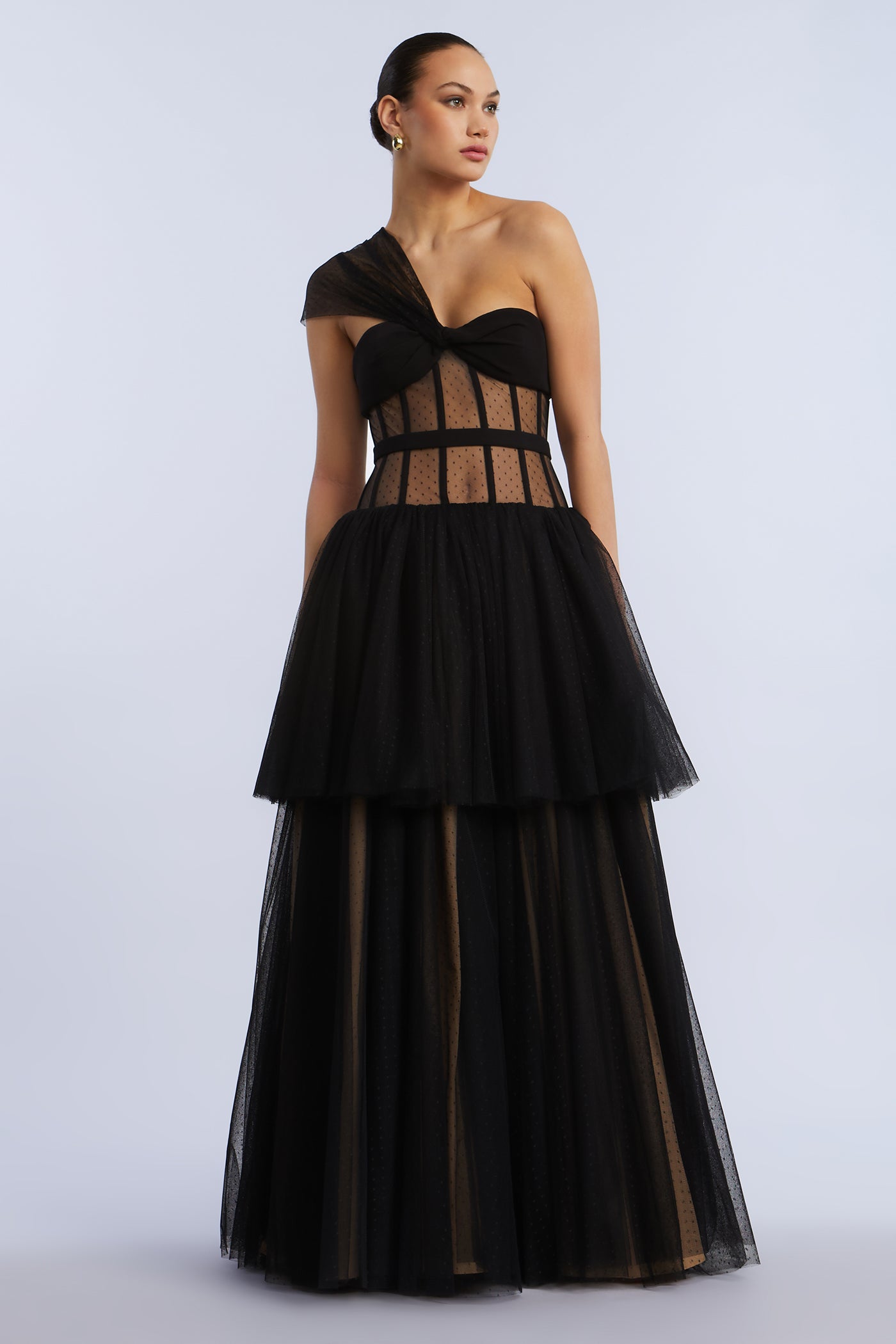 Dot Tulle Gown BCBGMAXAZRIA Dot Tulle Gown BCBGMAXAZRIA