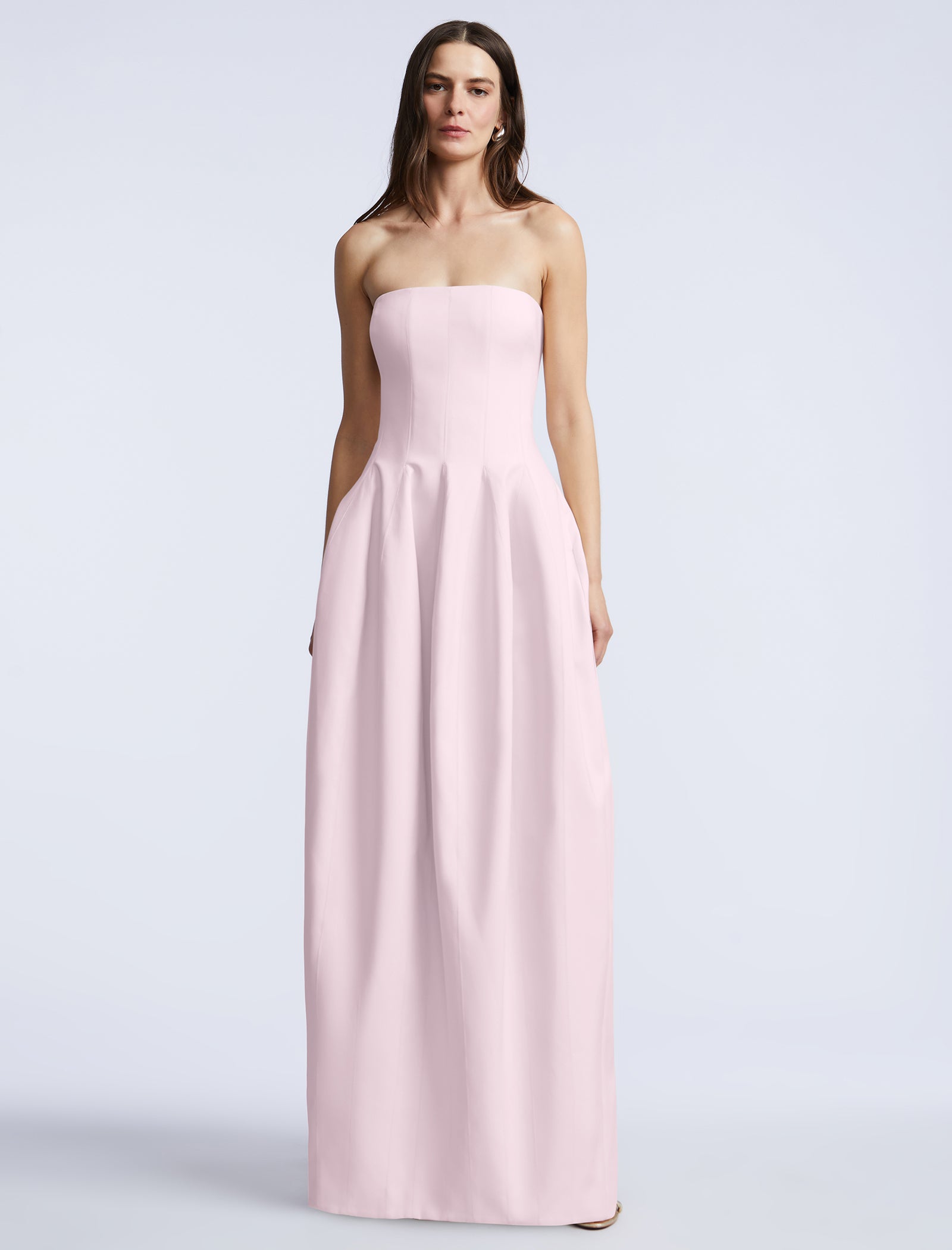 Solid Structured Gown Solid Structured Gown