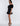 SIDE VIEW BLACK OFF-THE-SHOULDER MINI DRESS WITH TULLE