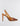 SIDE VIEW WOMEN'S SUGAR ALMOND VINYL POINTED TOE PUMP WITH STUD DETAILING