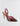 FRONT SIDE VIEW WOMEN'S RHUBARB VINYL D'ORSAY PUMP WITH STUD DETAILING