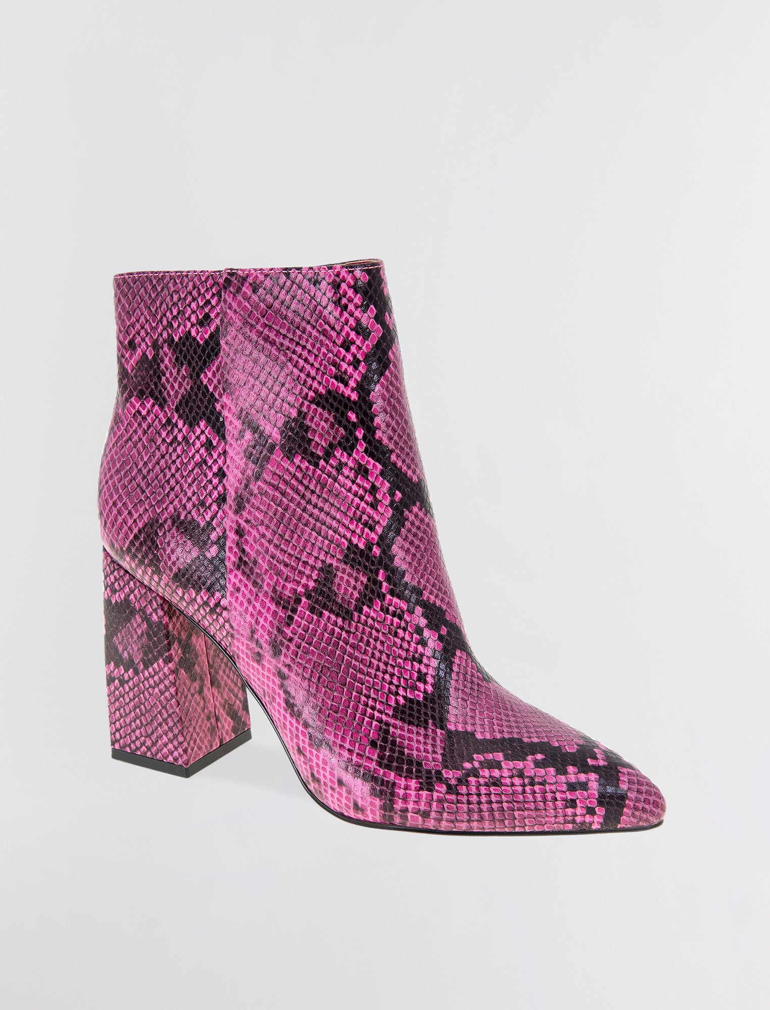 Women s Briel Snakeskin Bootie in Viva Pink Snake 7 Bcbgeneration