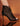 SIDE MODEL EDITORIAL VIEW BLACK PEEP TOE LACE UP HEEL BOOT