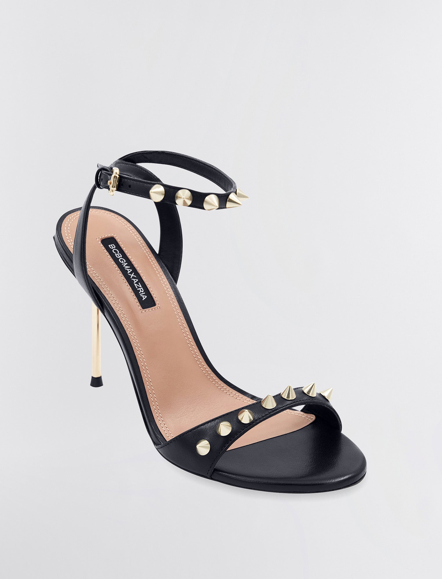 Black Lambi Sandal Heel | Shoes | BCBGMAXAZRIA