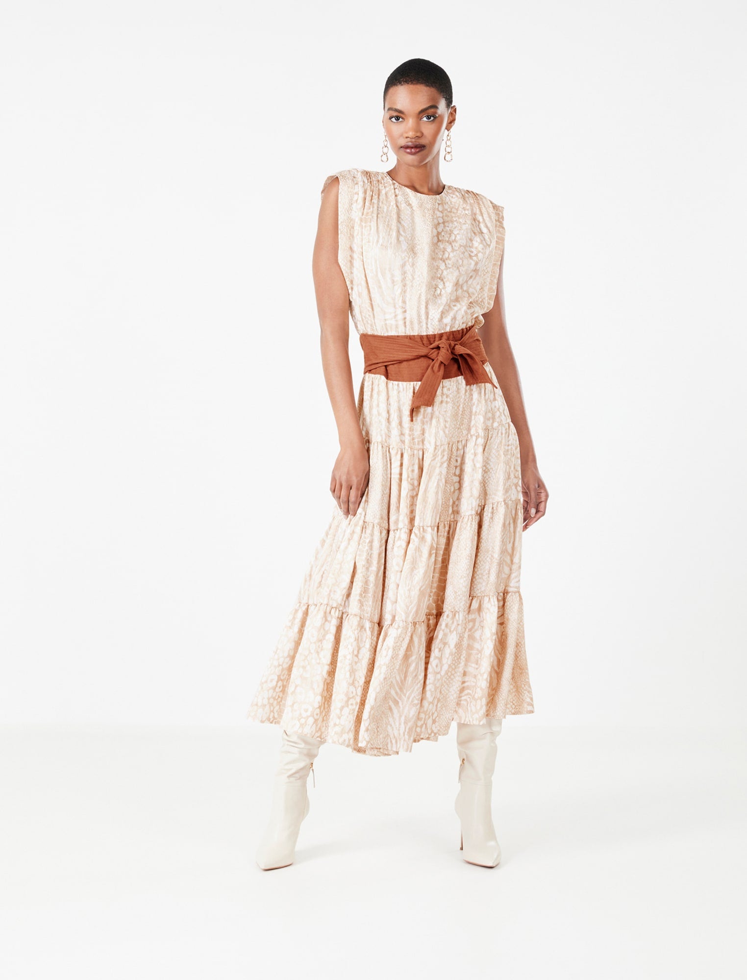 buste Kano pædagog Isabella Tie-Waist Day Dress | Dresses | BCBGMAXAZRIA