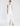 FRONT VIEW WOMEN'S OFF WHITE LAYERED TULLE SLEEVELESS HANDKERCHIEF DRESS