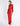 SIDE VIEW RED MAXI GOWN WITH RUCHING AND ASYMMETRICAL ONE SLEEVE