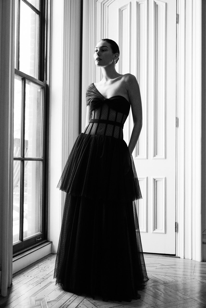 Dot Tulle Gown BCBGMAXAZRIA Dot Tulle Gown BCBGMAXAZRIA