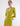 FRONT DETAIL VIEW PEAR LIQUEUR LONG SLEEVE V-NECK GOWN