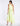 BACK VIEW SUNNY LIME ONE SHOULDER PLEATED SATIN GOWN WITH HIGH-LOW HEM