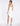BACK VIEW OFF WHITE PLUNGING V-NECK HALTER MIDI DRESS WITH CHEST CUT OUT DETAILS