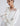 FRONT DETAIL VIEW WOMEN'S GARDENIA SATIN BALLOON SLEEVE BUTTON-UP TOP