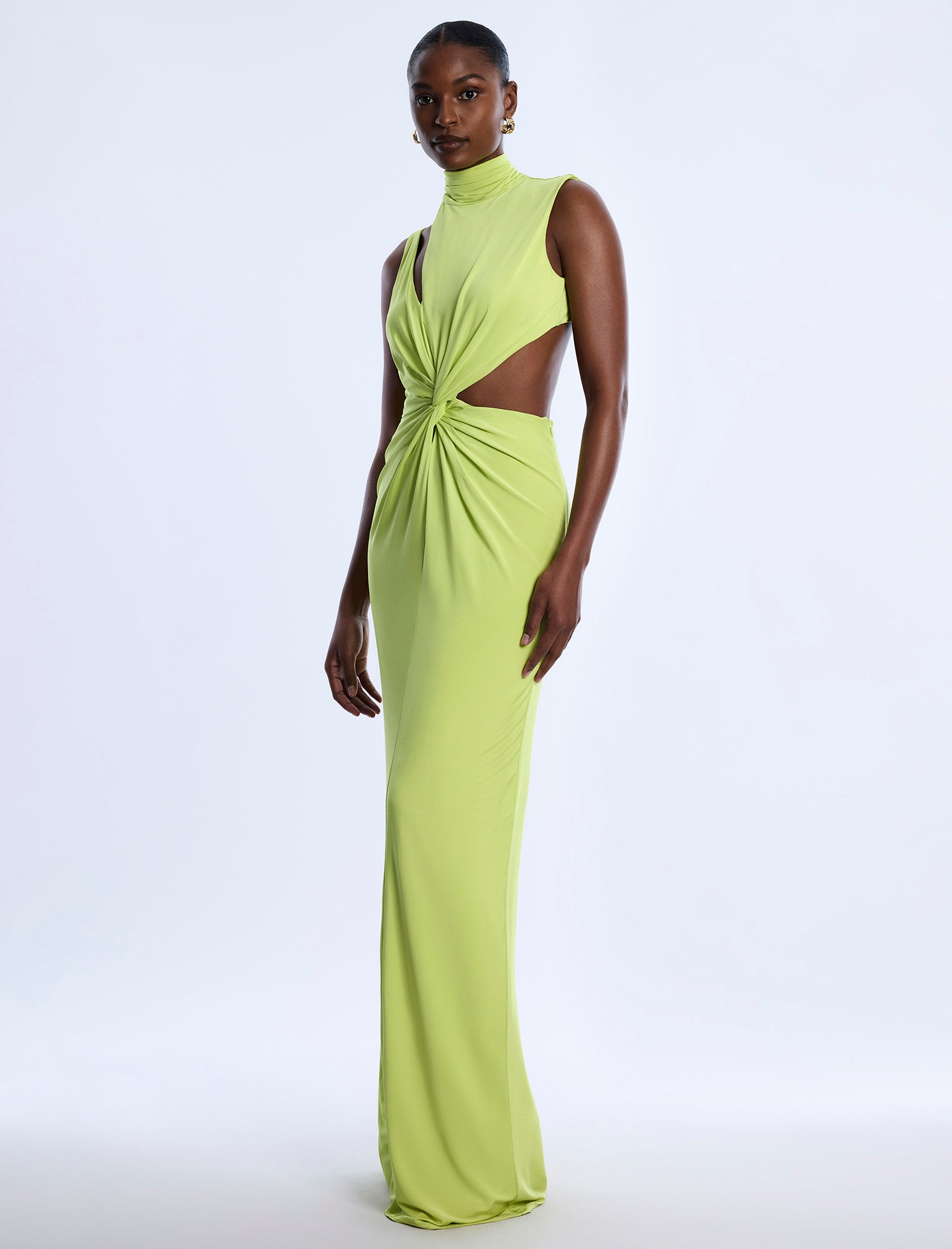 Asymmetrical Jersey Gown BCBGMAXAZRIA Asymmetrical Jersey Gown BCBGMAXAZRIA
