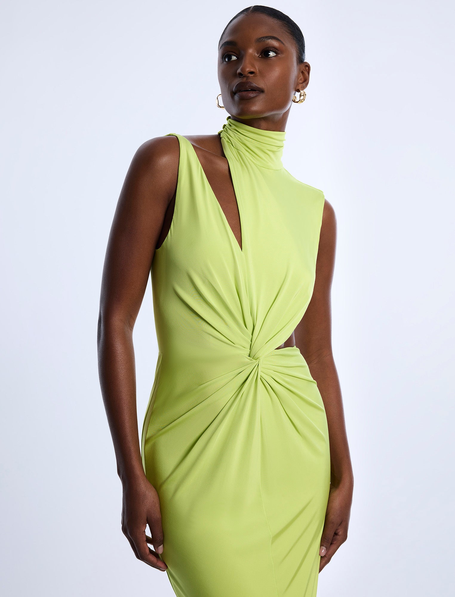 Asymmetrical Jersey Gown BCBGMAXAZRIA Asymmetrical Jersey Gown BCBGMAXAZRIA