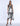 Printed Cowl Halter Dress