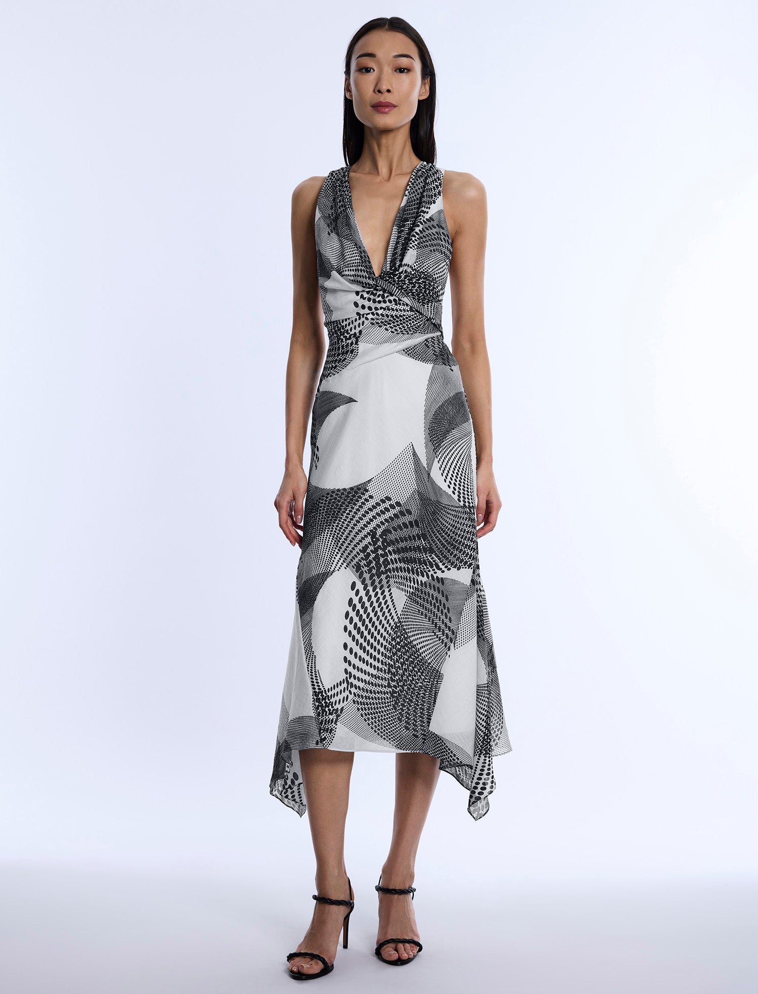 bcbg asymmetrical satin wrap dress BCBGMAXAZRIA Asymmetrical Silk Dress