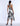 Printed Cowl Halter Dress