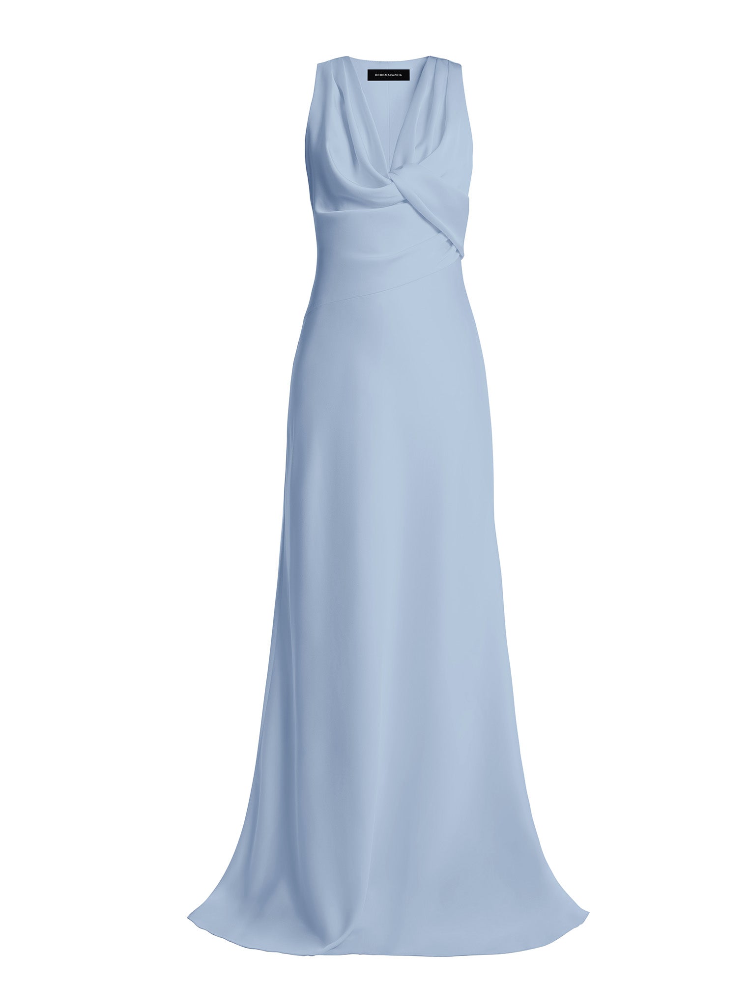 Cowl Neck Halter Gown BCBGMAXAZRIA Cowl Neck Halter Gown BCBGMAXAZRIA