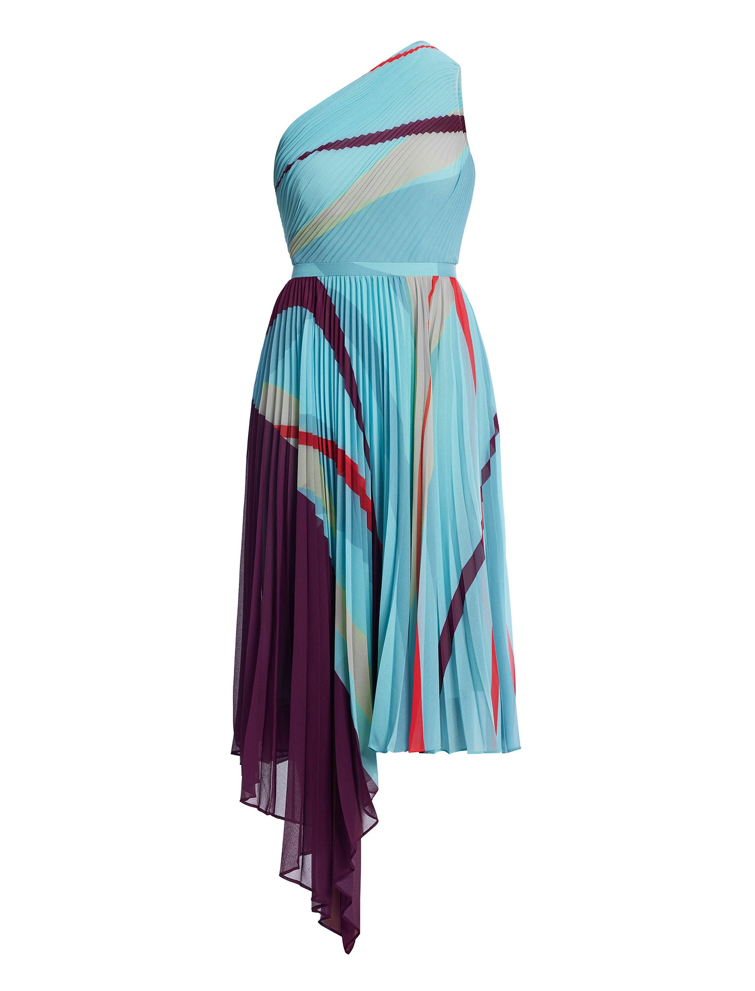 bcbg one shoulder pleated dress Amazon.com: BCBGMAXAZRIA Womens One Shoulder Neck Sunburst Pleated Maxi Dress, Silver, 2 US : Clothing, Shoes & Jewelry