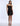 Sheer Volume Strapless Dress
