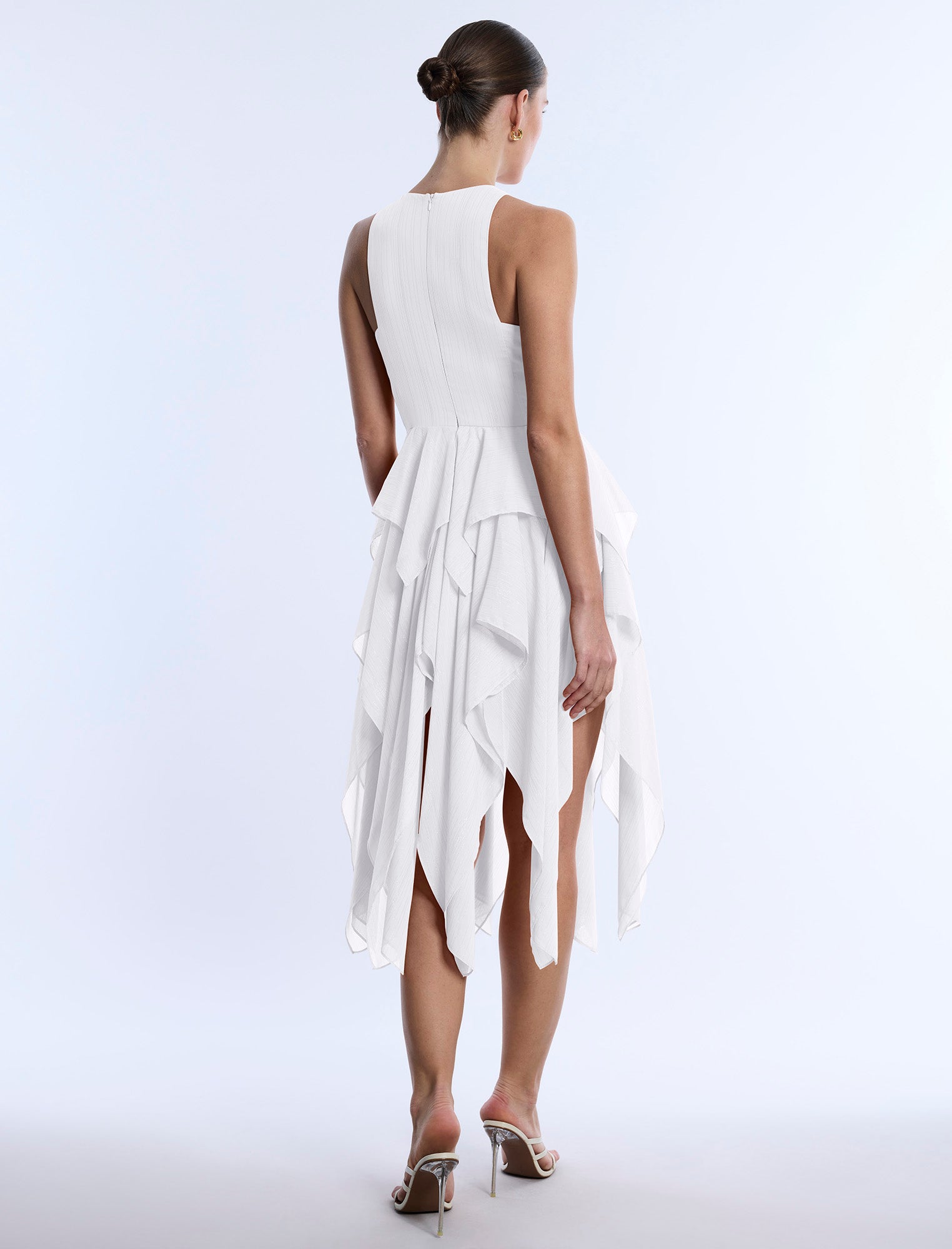 Ruffle Skirt Dress Chalk / 2 Ruffle Skirt Dress Chalk / 2