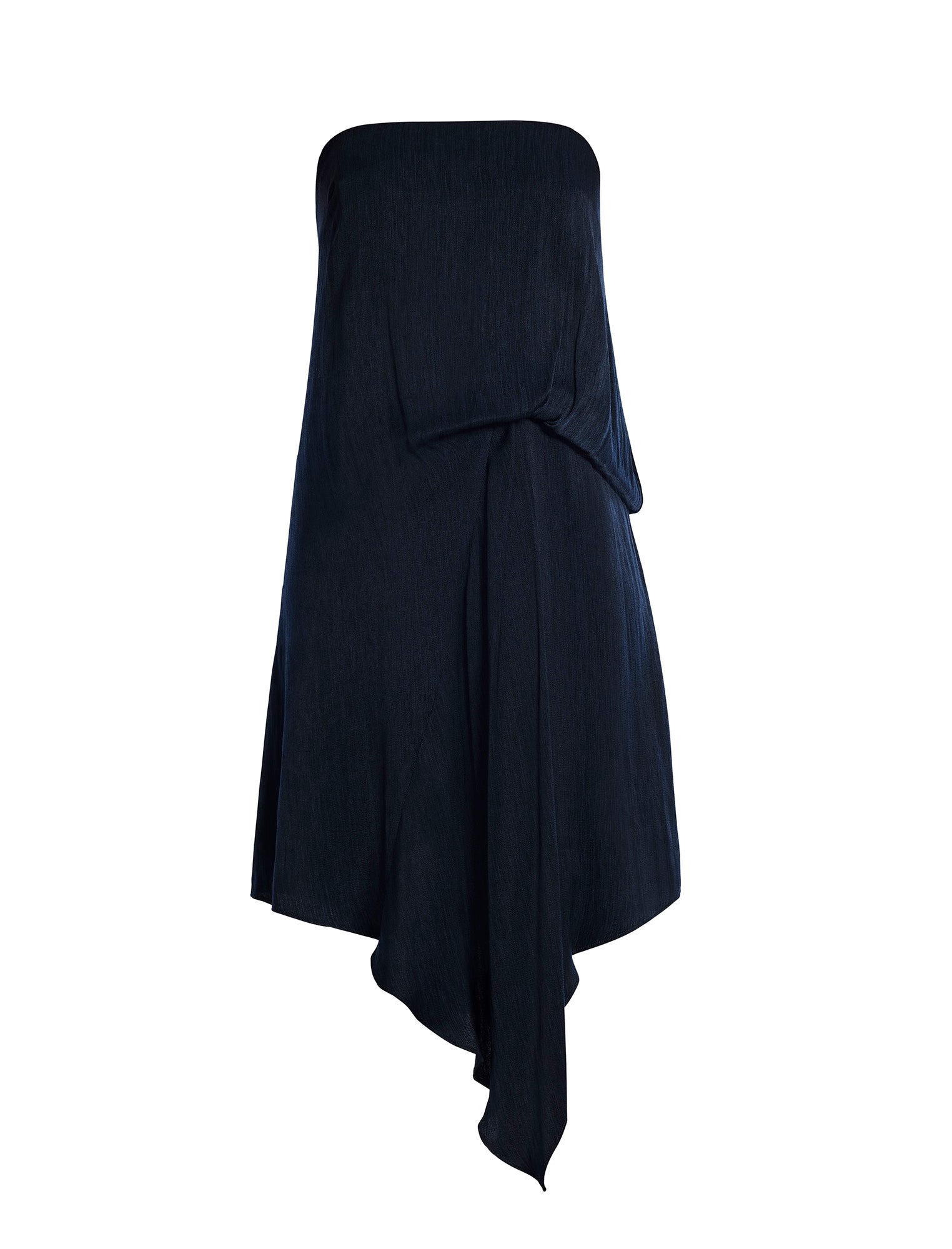 Strapless Drape Dress Midnight / 2 Strapless Drape Dress Midnight / 2