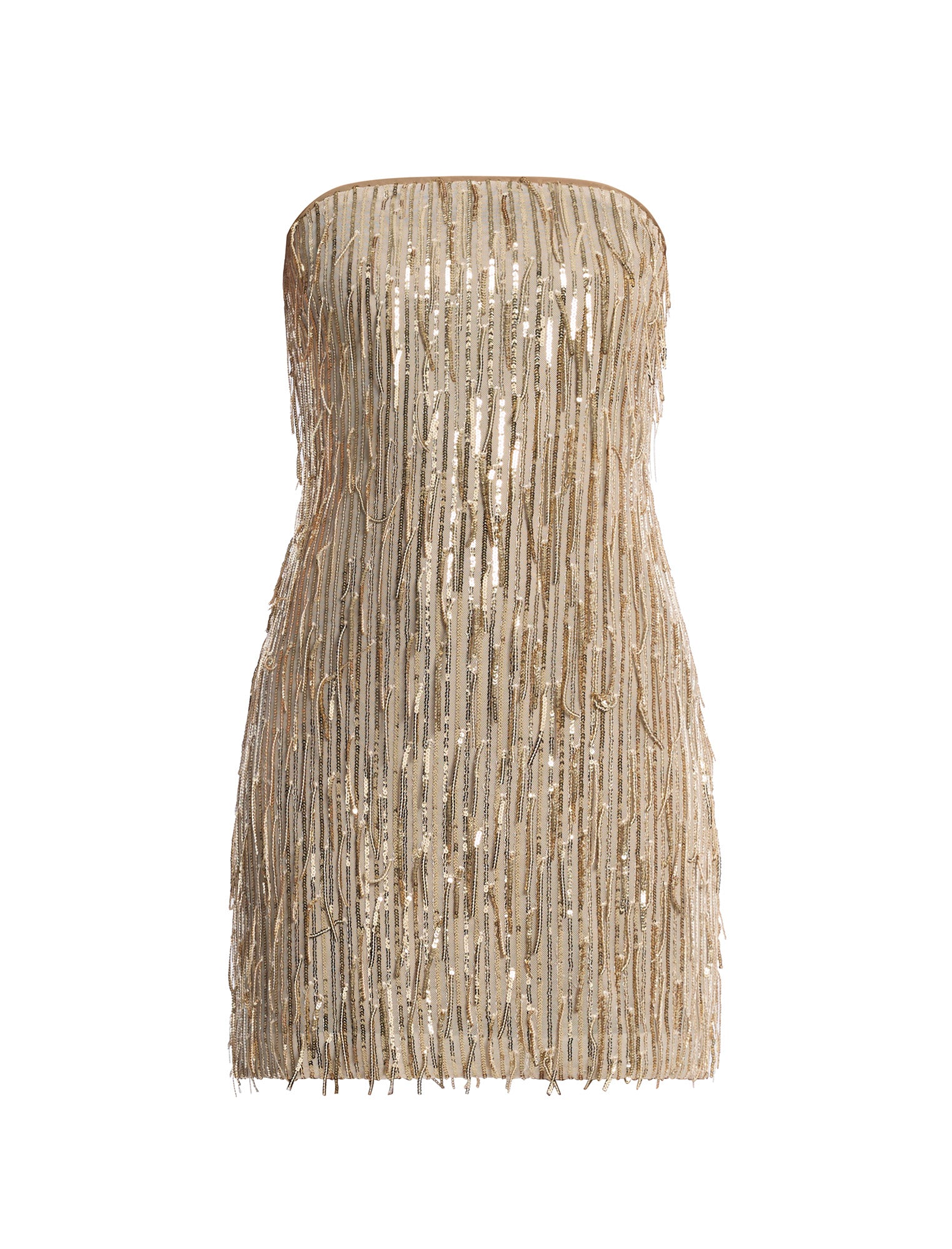 bcbg champagne dress BCBG Sequin Dress pale GOLD Midi Slip Dress size 12 NWT original $148