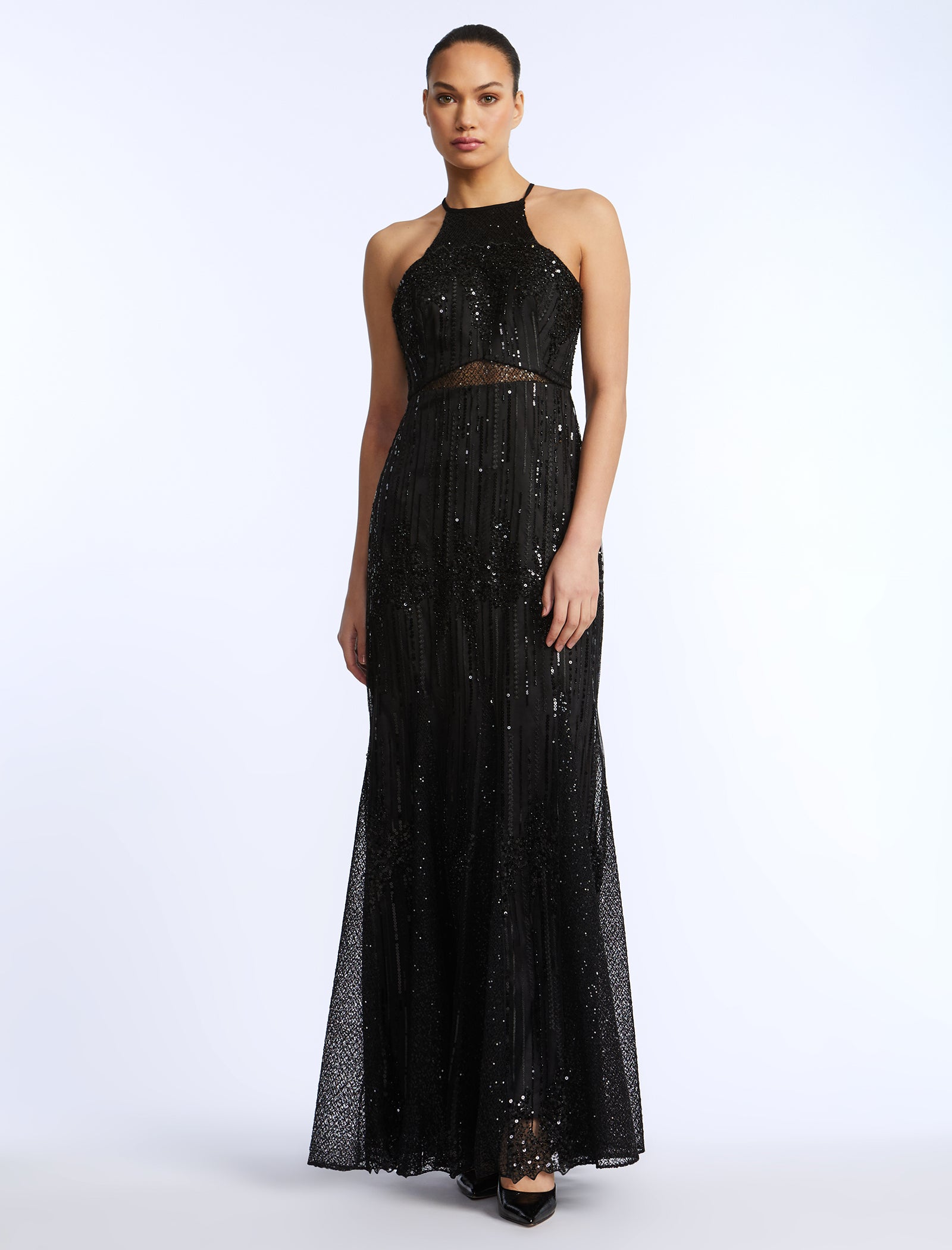 Embellished Gown BCBGMAXAZRIA Embellished Gown BCBGMAXAZRIA
