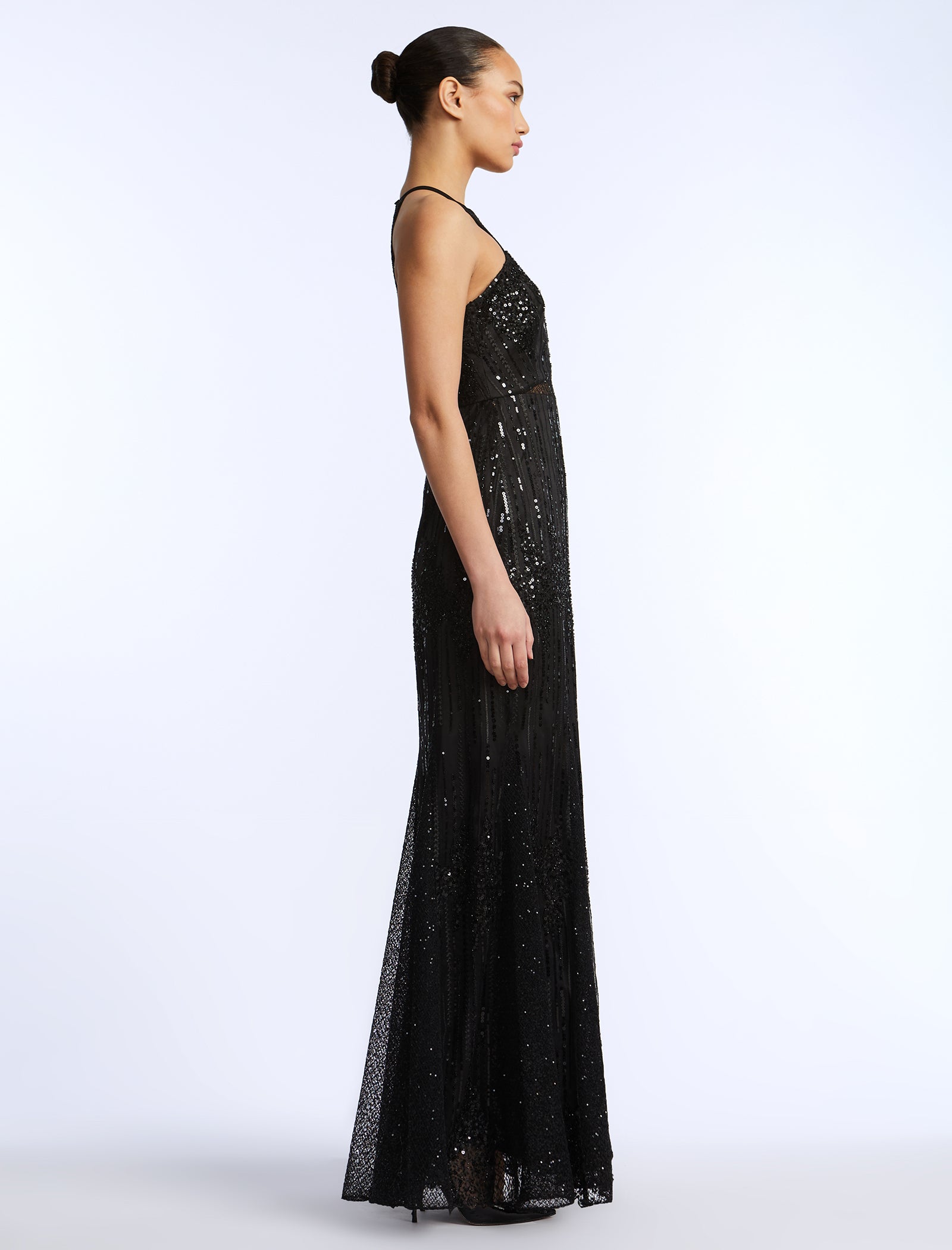 Embellished Gown BCBGMAXAZRIA Embellished Gown BCBGMAXAZRIA