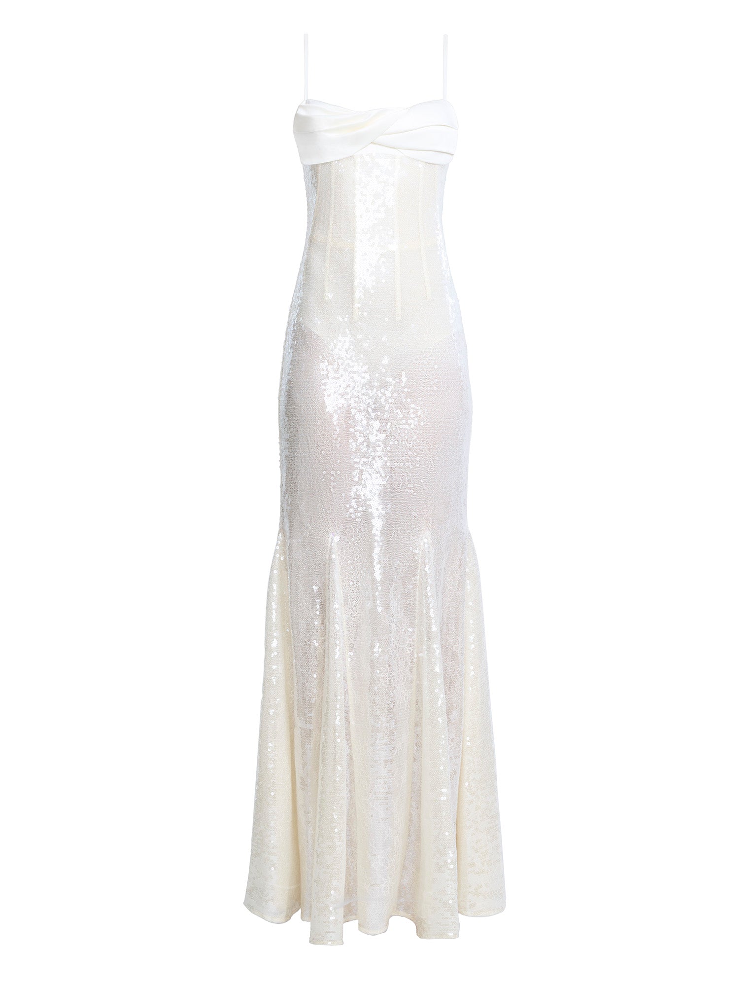 Sequin Lace Gusset Gown BCBGMAXAZRIA Sequin Lace Gusset Gown BCBGMAXAZRIA