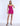 Strapless 3D Floral Dress