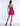Strapless 3D Floral Dress