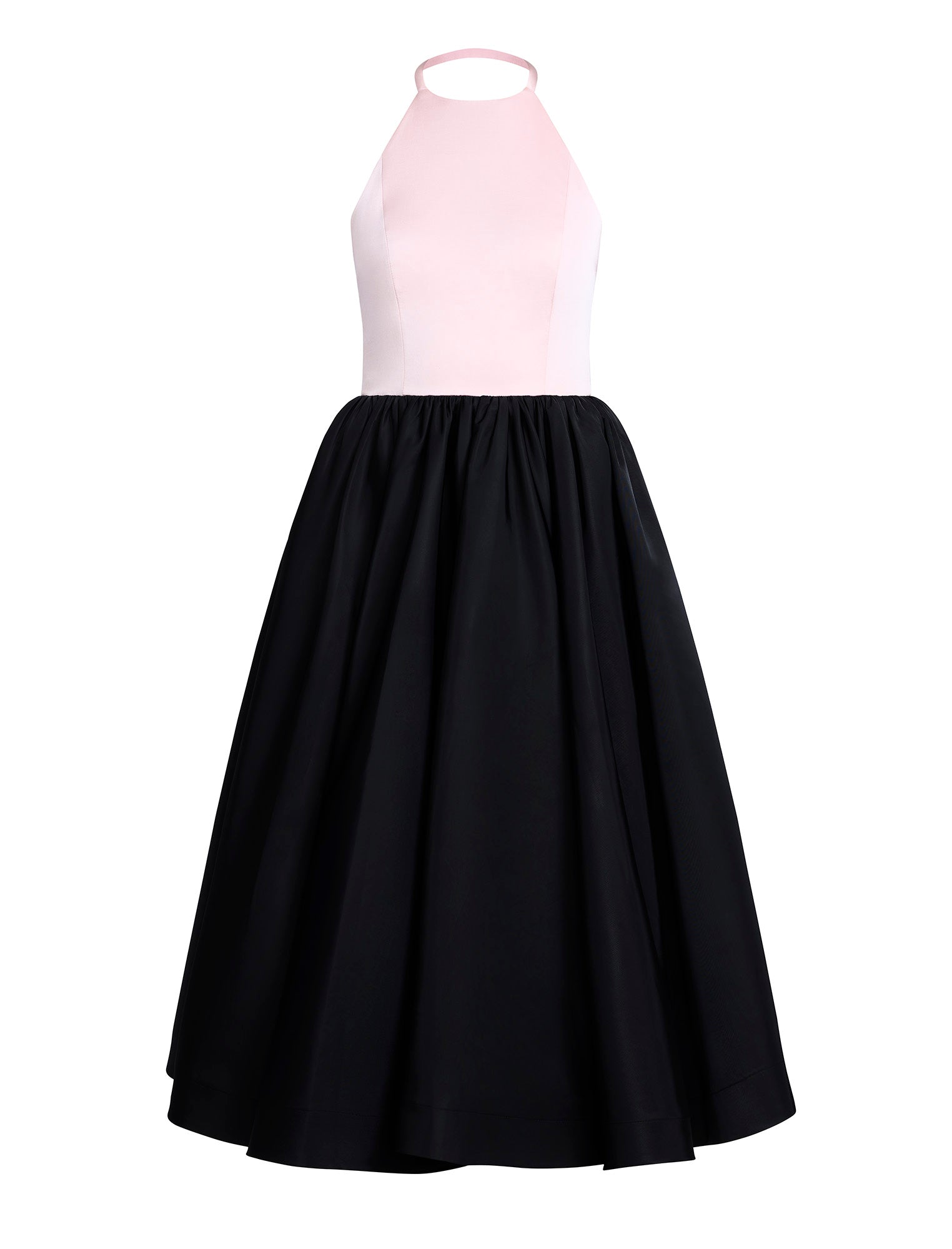Halter Tea Length Dress BCBGMAXAZRIA Halter Tea Length Dress BCBGMAXAZRIA
