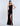 High Draped Slit Gown