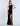 High Draped Slit Gown