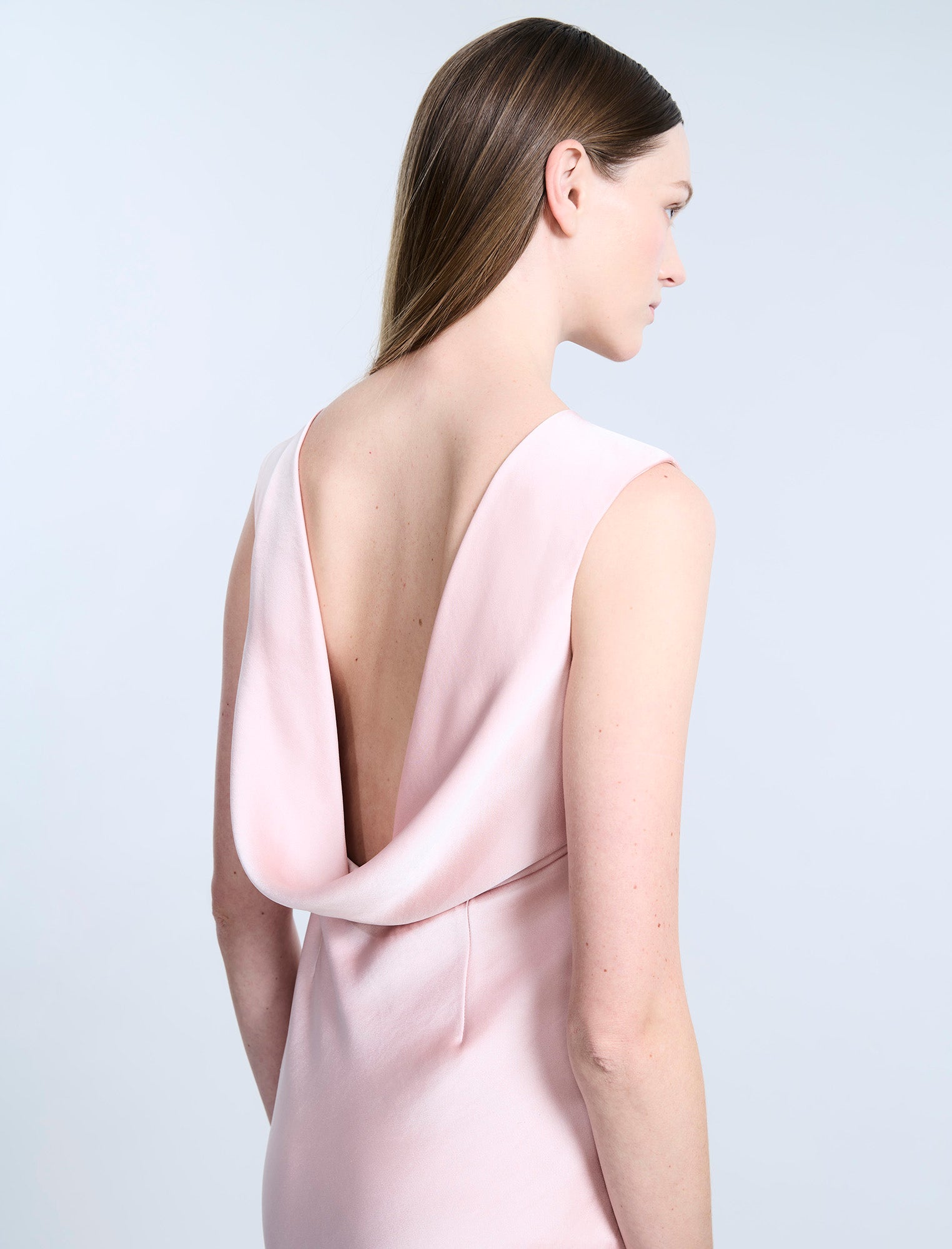 Cowl Back Dress BCBGMAXAZRIA Cowl Back Dress BCBGMAXAZRIA