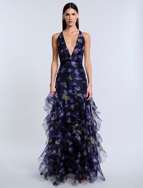 bcbg purple long dress BCBG BCBGMAXAZRIA Lavender Arden Evening Gown | Dresses