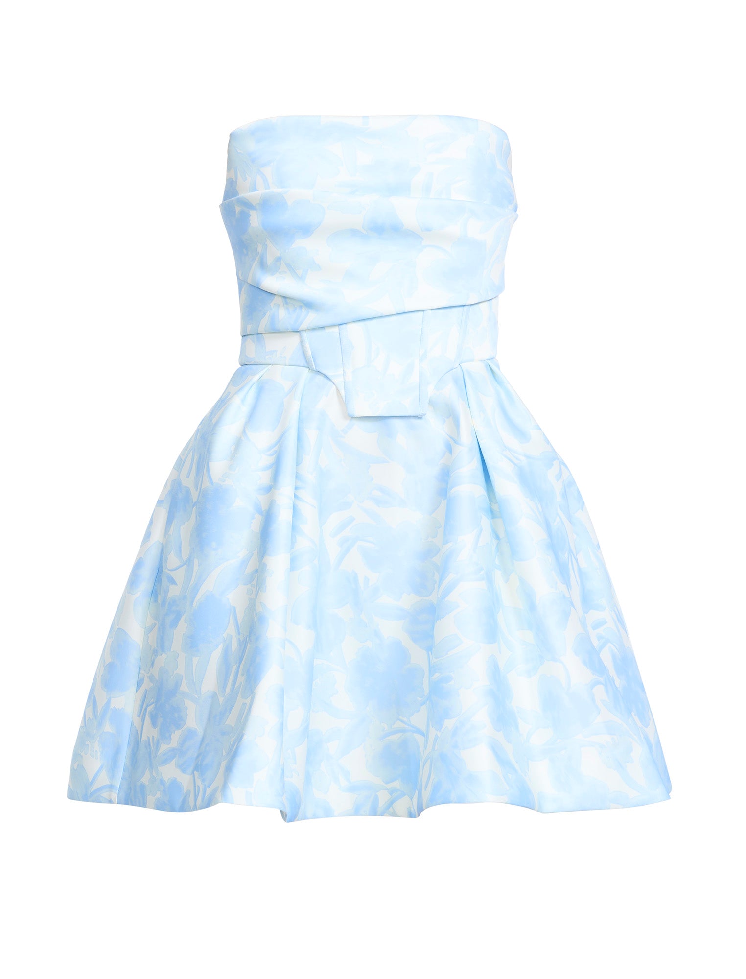 Peak Top Stitch Cocktail Sky Floral Print / 6 Peak Top Stitch Cocktail Sky Floral Print / 6