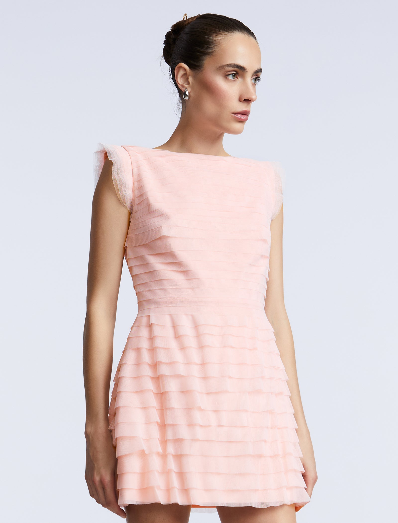 Tulle Tiered Mini Dress Blossom / 10 Tulle Tiered Mini Dress Blossom / 10