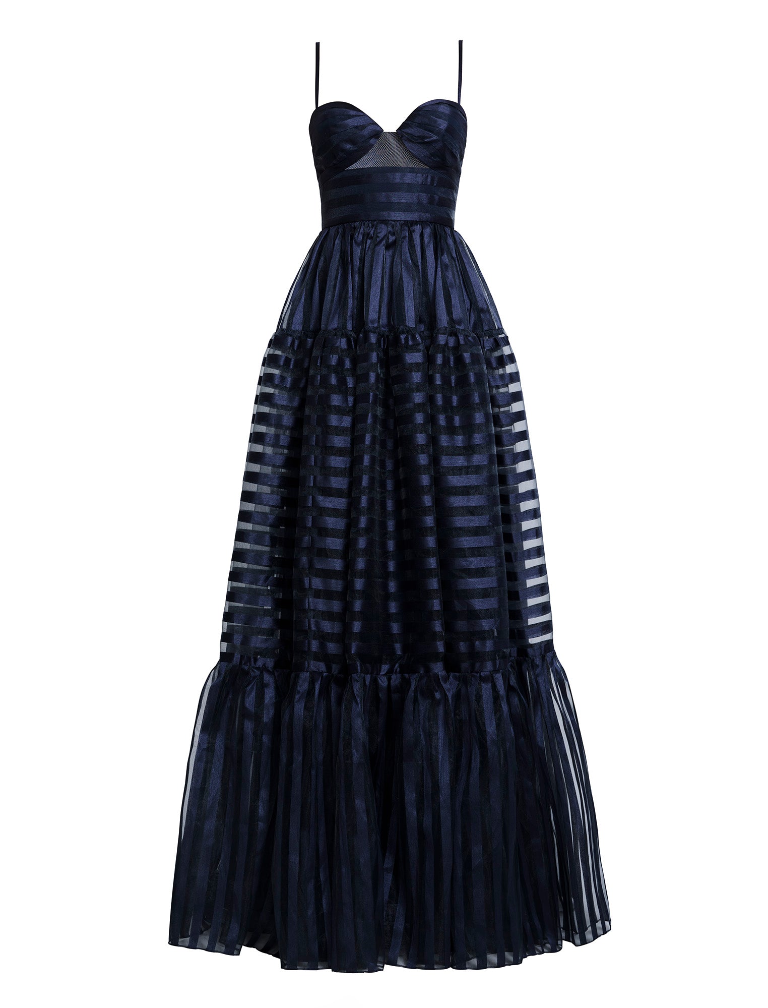Stripe Organza Gown Stripe Organza Gown