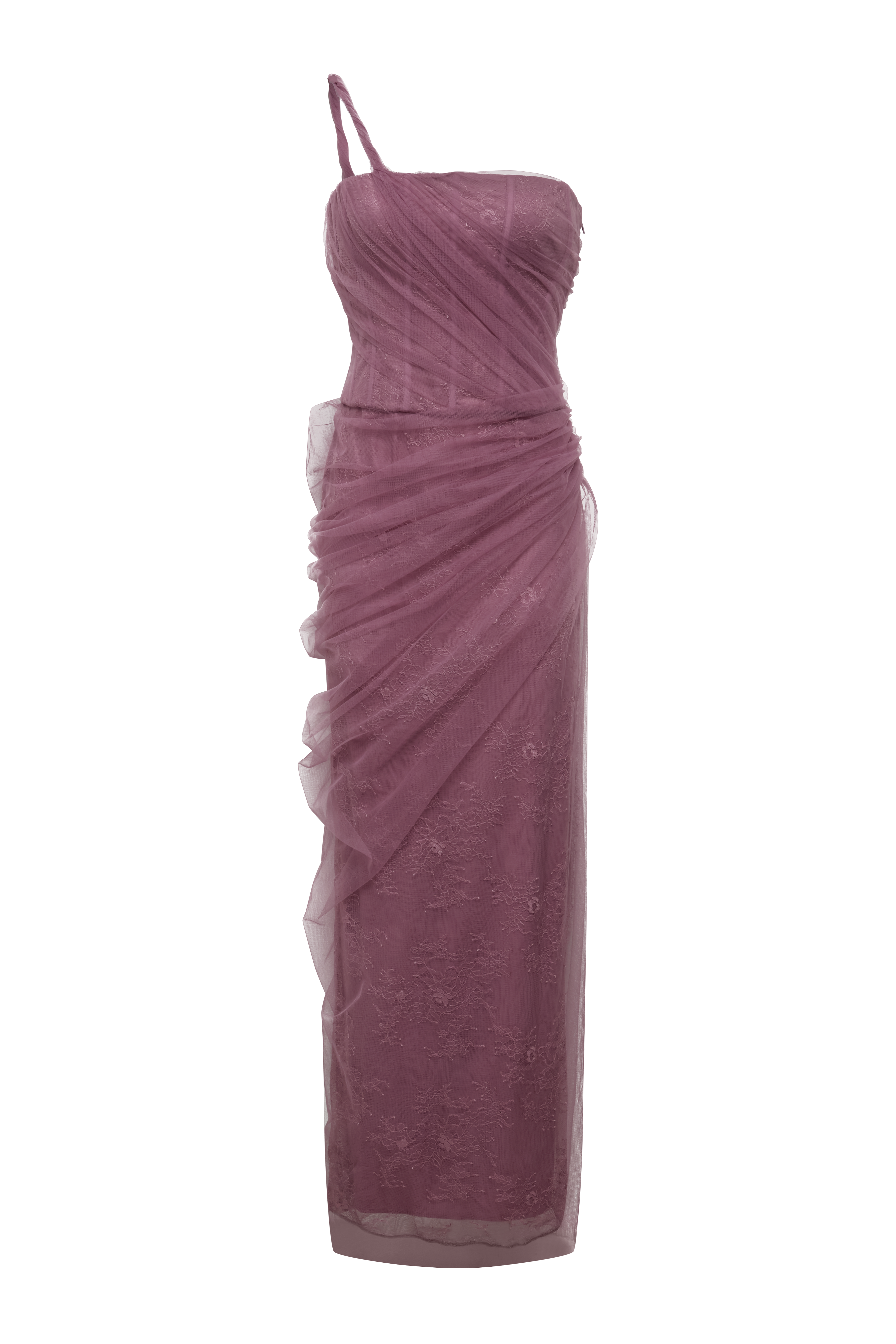 Tulle & Lace Gown BCBGMAXAZRIA Tulle & Lace Gown BCBGMAXAZRIA