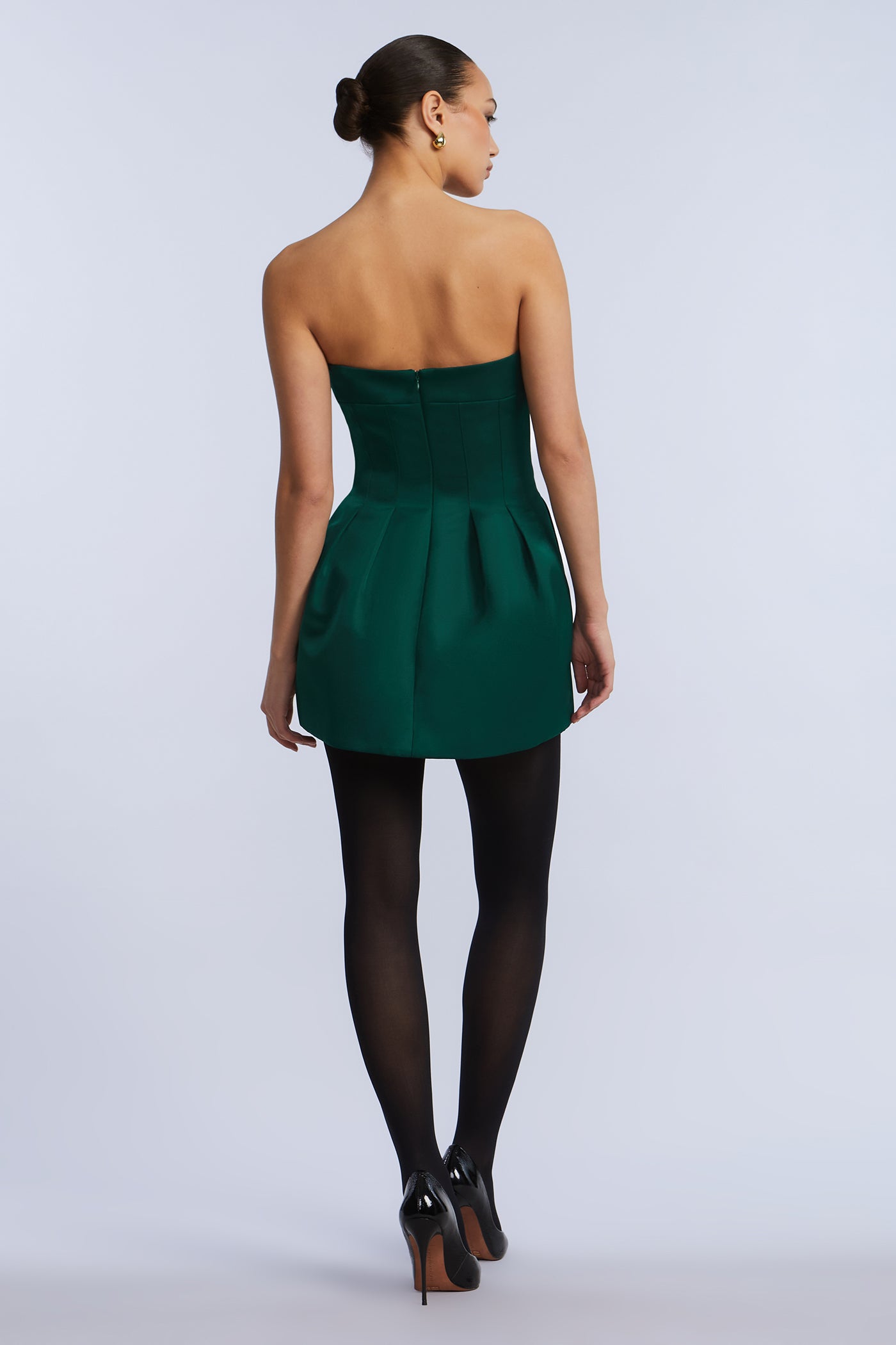 emerald green bcbg dress Not vintage, but so lovely and very Atonement! BCBG emerald green silk maxi dress with beaded straps, asymmetrical hem, and tie at waist. $95 fits medium/large (bust 38-40, waist 31 but