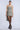 Glen Plaid Dress With Drape
