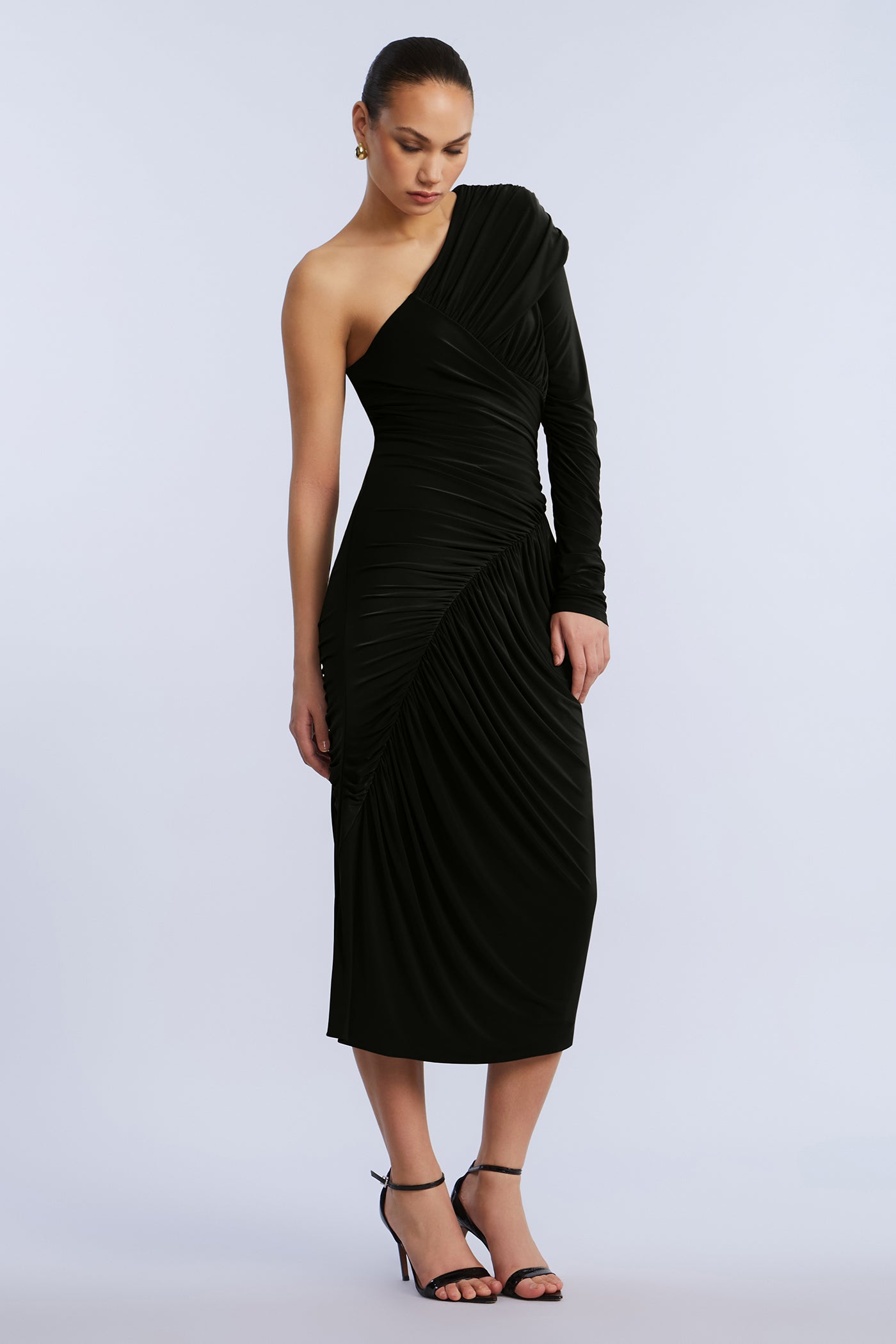 bcbg jersey dress BCBG MAXAZRIA Cutout Jerse GILA GOLDEN CANARY COMBO JERSEY DRESS XXS $198-
