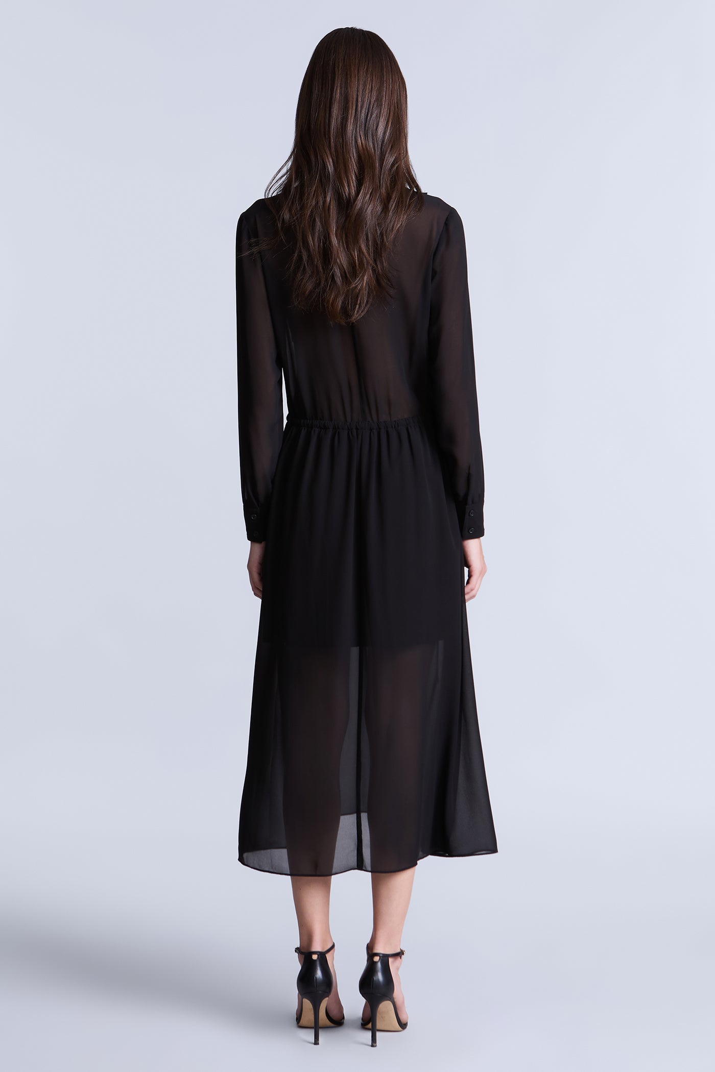 Solid Ruffle Dress Black / 10 Solid Ruffle Dress Black / 10
