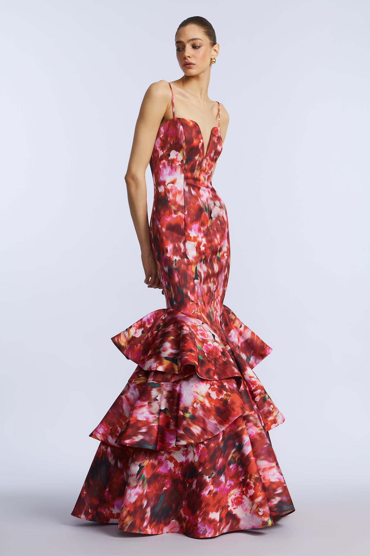bcbg red ruffle dress Red-Ruffle-Dress, BCBG-Dress